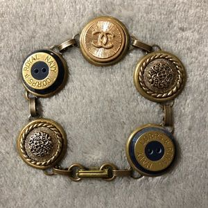 Vintage Chanel Button Bracelet